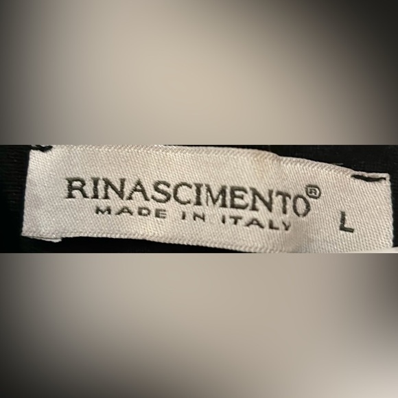 Rinascimento- Black and white knitted dress - Picture 4 of 4